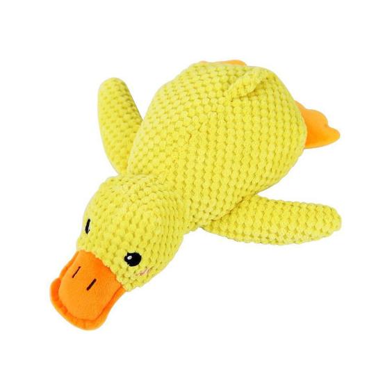 Плюшевая игрушка для собаки, мягкая набивная игрушка, щенок, жевательная игрушка, пищащая плюшевая утка, слон, интерактивная игра, игрушка для перетягивания для щенков, мелких пород, деликатных жевателей