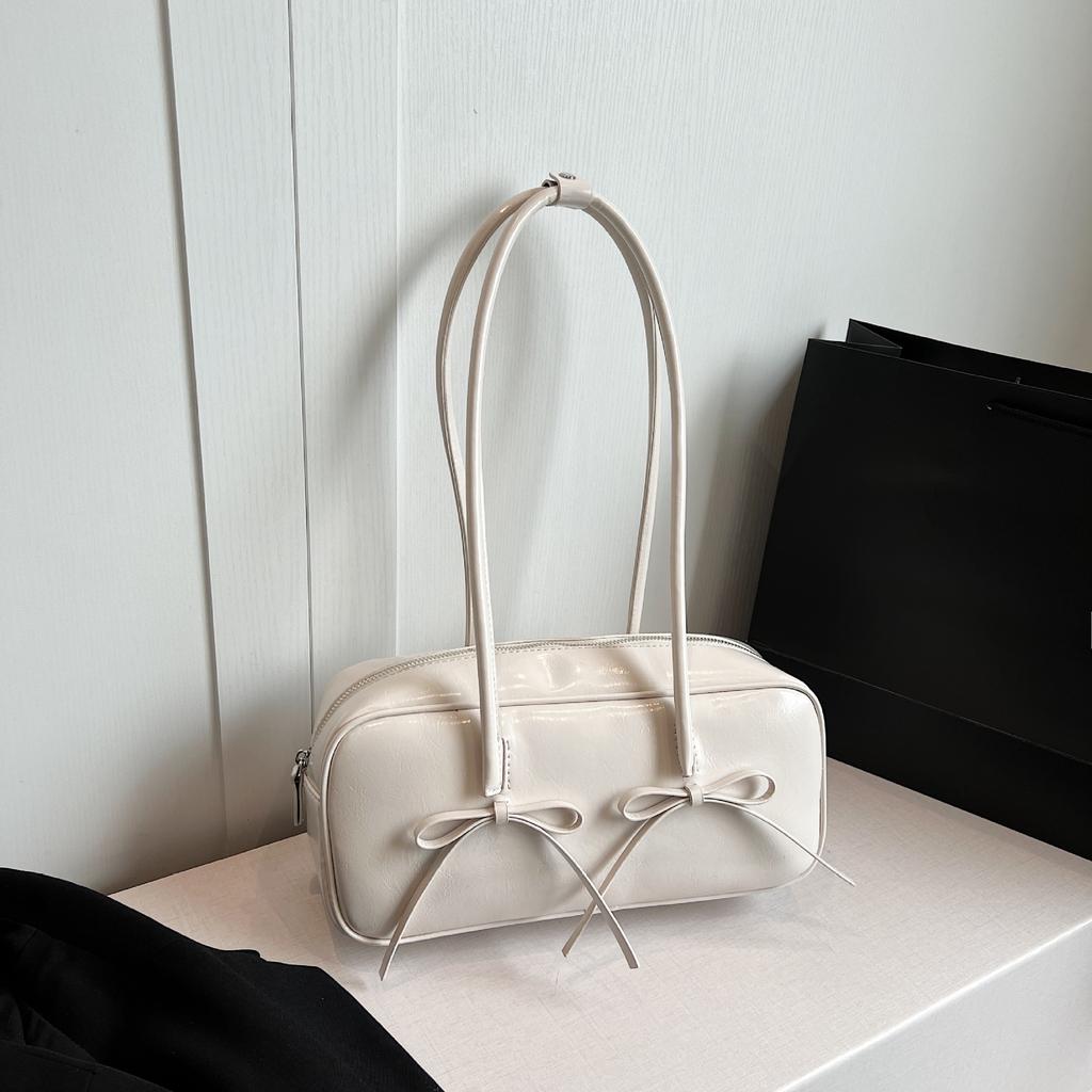 Женская сумка на одно плечо, сумка Bow Bow Boston, текстура в лесном стиле, нишевая и модная сумка подмышкой