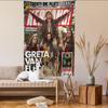 Greta Van Fleet Rock Band Cartoon Tapestry Art Science Fiction Room Home Decor Art Home Decor