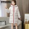 Пуховик Женская зимняя одежда Корейская свободная куртка с хлопковой подкладкой Толстое стеганое пальто с капюшоном Стеганая куртка
