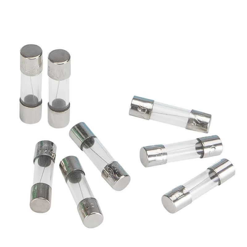 XIZUO Automotive Glass Tube Fuses (100-Pack)