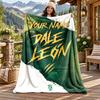Club Leon Custom Name Flannel Blanket Personalized Soft Warm Plush Throw Blanket Customized Gift for Family Friends
