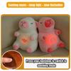 30cm Breathing Capybara Baby Animals Plush Toys Kids Sleeping Appease Companion Snoring Doll with Sound and Light Christmas Gift
