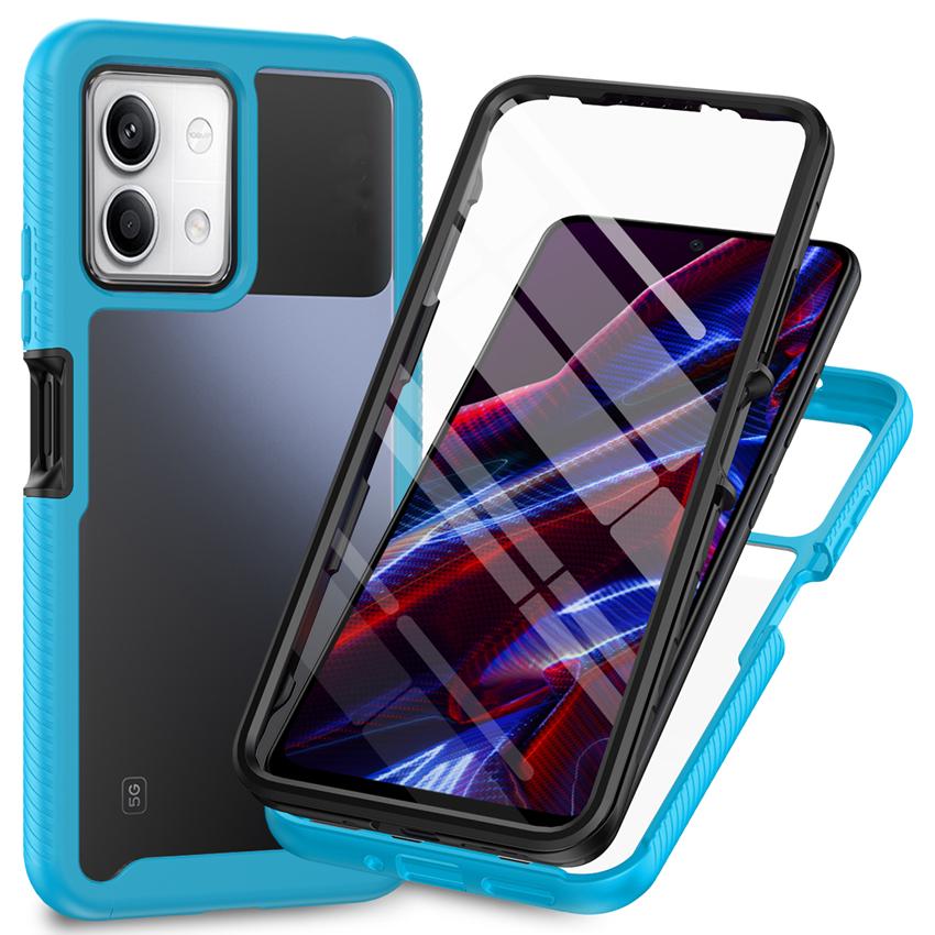 360 Degree Full Coverage Case for Xiaomi Redmi Note 13 Pro 5G Funda Clear Anti-Yellow Transparent Shell With Screen Protector Shockproof Phone Cover
