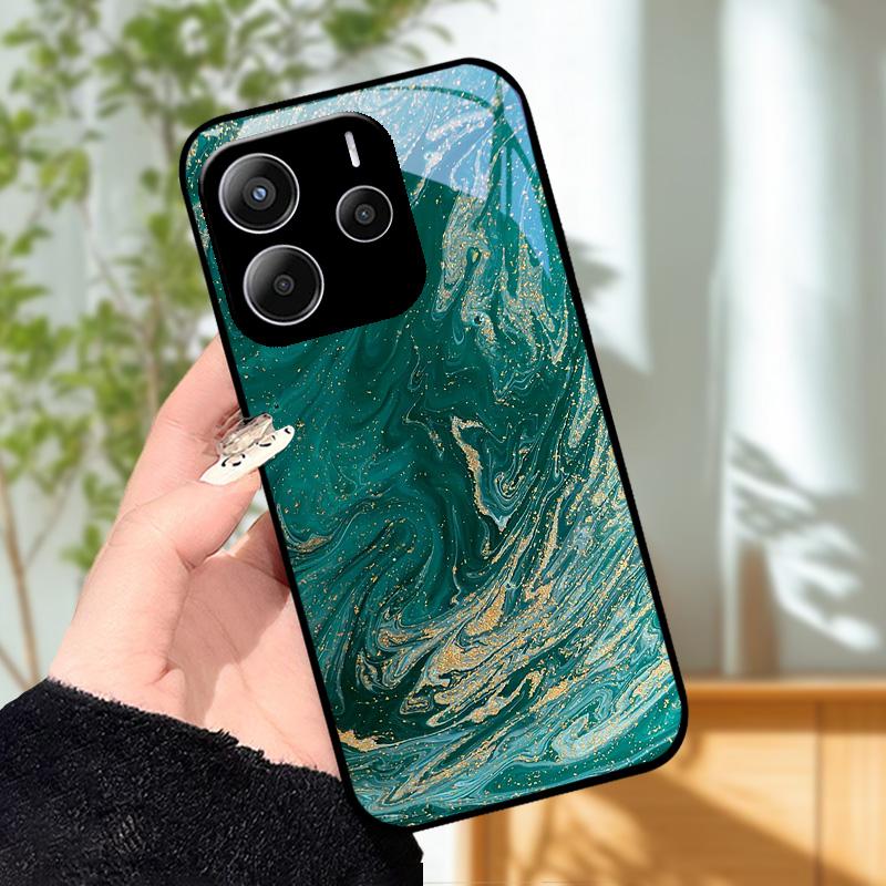 Стеклянный Чехол Для Телефона Для Redmi Note 14 Pro 4G 5G Закаленное Стекло Чехол Для Телефона Для Redmi Note14 Pro+ Funda 14Pro Plus 5G Защитные Чехлы