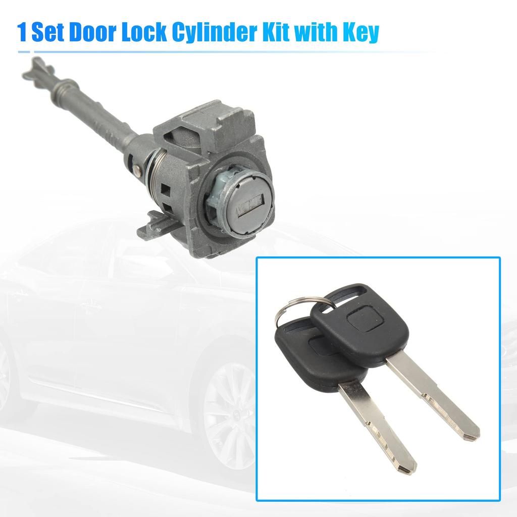 Комплект замков дверей Edinstry с запорными штифтами и ключом 2 шт. для Toyota, номер детали Цилиндры, Ключи, 2012-2016, 72185-T0A-A01