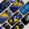 Чехол для телефона с магнитом Bosna Splash, флаг Боснии, для APPLE iPhone 17 Air 16 14 13 12 Pro Max 15 Plus, поддержка беспроводной зарядки MagSafe
