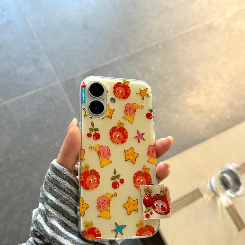 Вязаный чехол для телефона с мультяшной звездой для iPhone 13/14 Pro Max