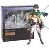 Новинка в наличии Атака Титанов Figma Ручная Мобильная Кукла Ливай Эрен Капитан Микаса Коллекционная Фигурка Действия Игрушка Подарок Премиум Качество