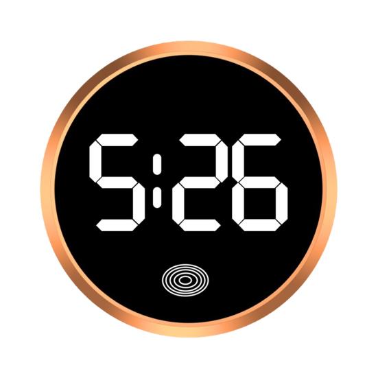 Автомобильные цифровые часы на приборной панели, автомобильные часы со светодиодным дисплеем времени, сенсорные часы для автомобиля, наклейка на часы для приборной панели автомобиля