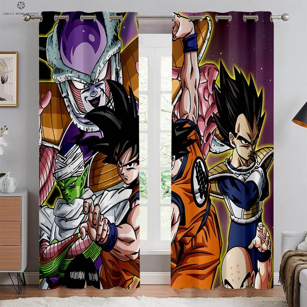 Шторы с принтом в стиле аниме для детской комнаты, спальни, гостиной, общежития, декоративные шторы, домашний текстиль