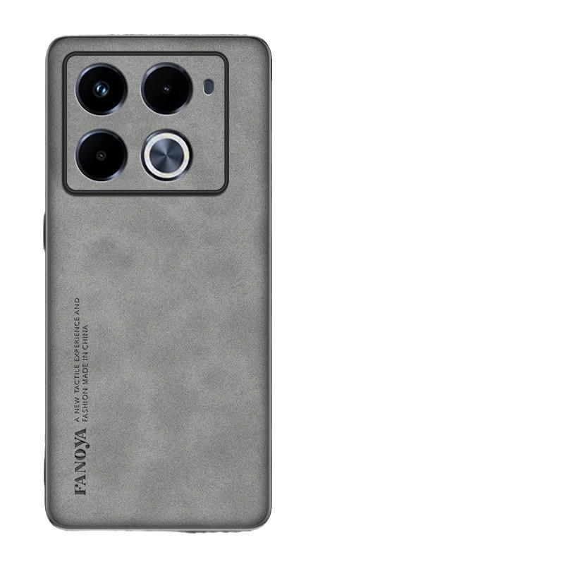 Чехол для телефона Infinix Note40 Pro+ из овчины 5G: Однотонный деловой защитный чехол