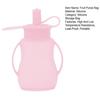 Silicone Food Bags for Toddlers Fruit Puree Squeeze Bag Reusable Food Pouches BPA Free Homemade Puree Storage Pouch with Straw Handles