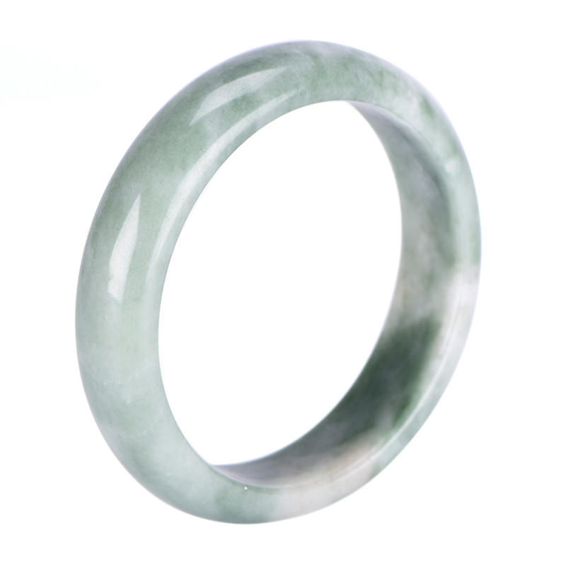 Элегантный браслет из натурального зеленого нефрита с драгоценными камнями, браслет, ювелирные изделия ручной работы