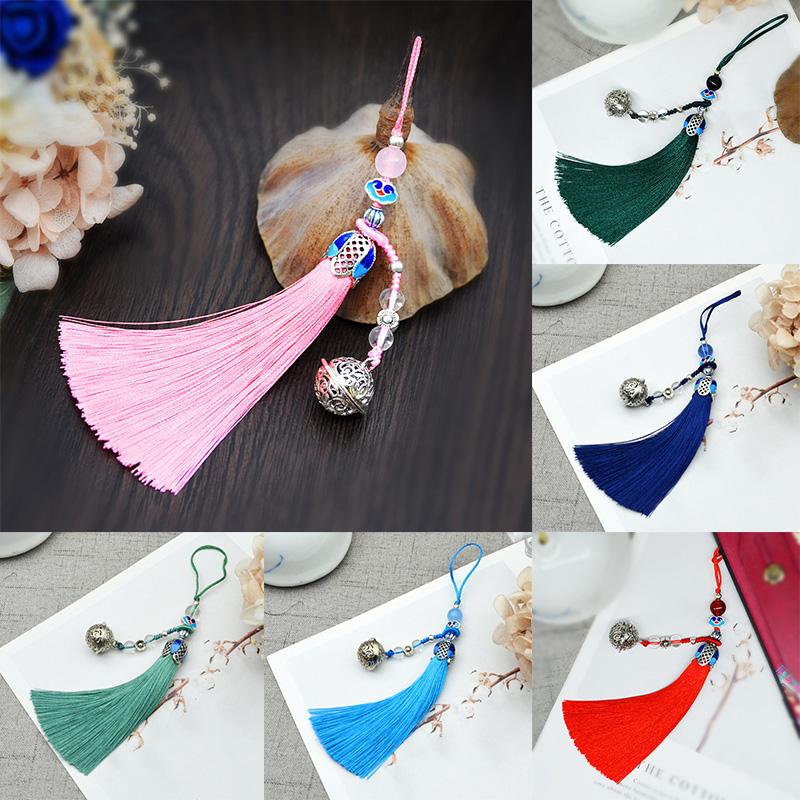 1 шт. брелок модные товары для рукоделия новые подвесные украшения диффузор дворцовый колокольчик кисточки металлический медальон кулон
