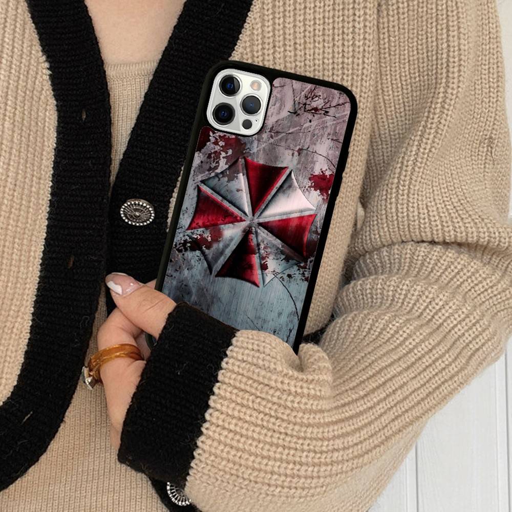 Чехол для телефона R-Resident Evil Games для iPhone 11 12 13 14 15 Pro Max 17 16 Plus Жесткий задний чехол из поликарбоната + ТПУ
