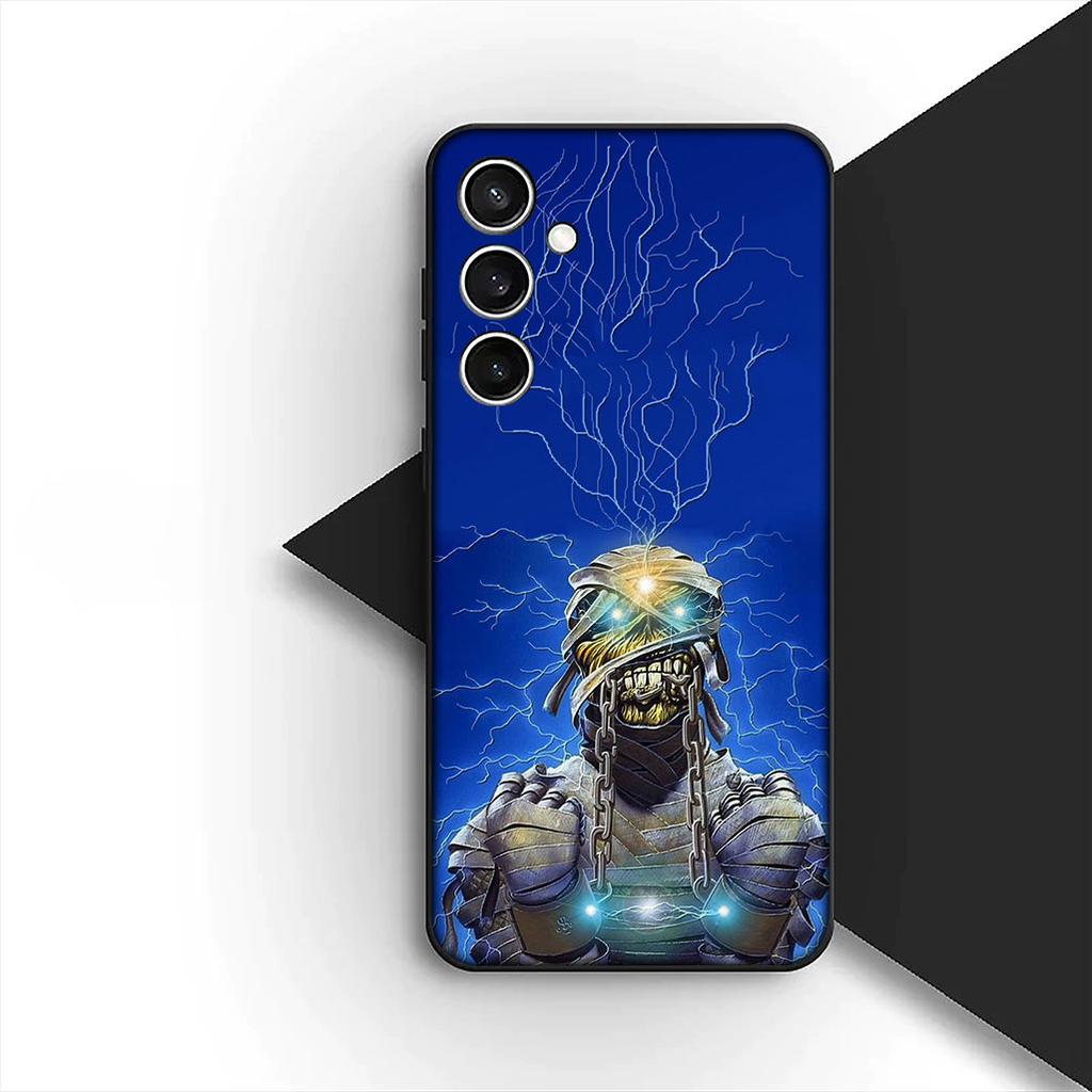 Чехол для телефона Samsung Galaxy S20 S22 S21 FE Ultra Plus A07 A17 A15 A16 A25 A57 A37 с принтом I-Irons M-Rocks M-Maidens