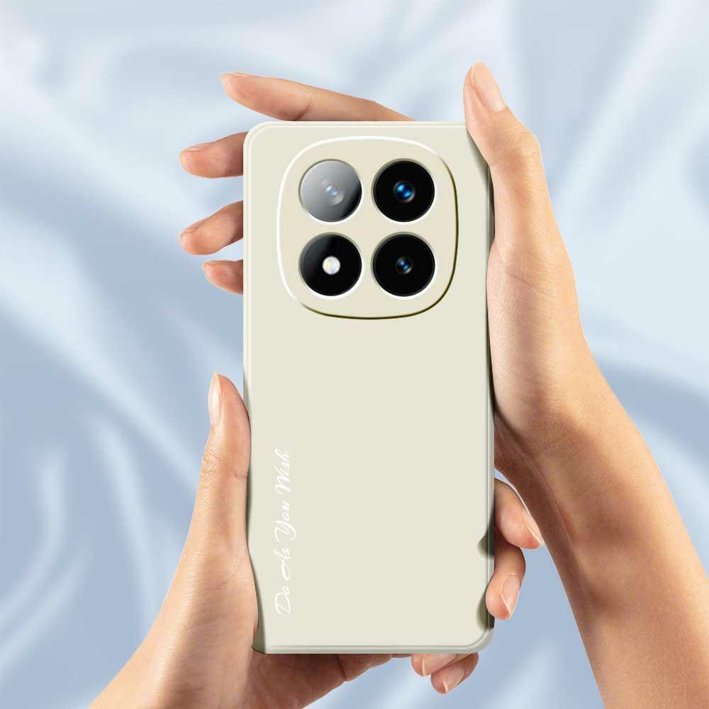 DO AS YOU WISH For Xiaomi Redmi Note 14 Pro+ 5G Case Straight Edge TPU Phone Back Cover Precise Cutouts