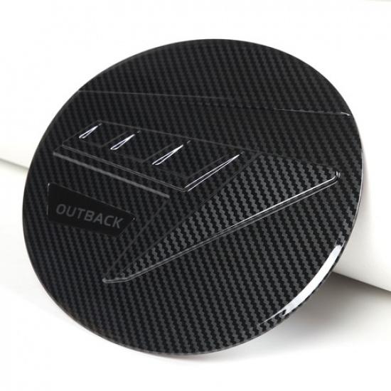 Углеродное волокно ABS Крышка топливного бака Масляный бензиновый чехол Отделка Подходит для -23 Subaru Outback