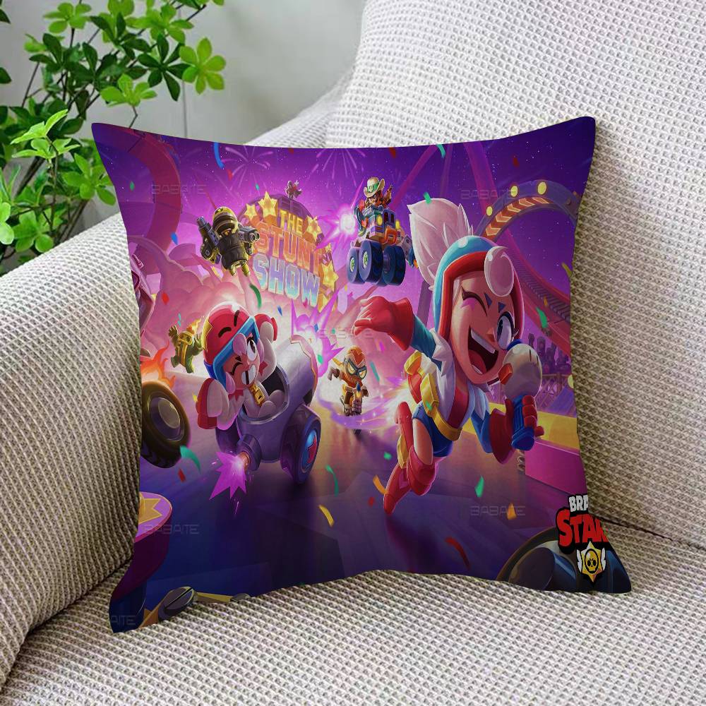 Игровой чехол на подушку B-BRAWL STARS Наволочка для подушки Гостиная Диван Домашний Декор Индивидуальный