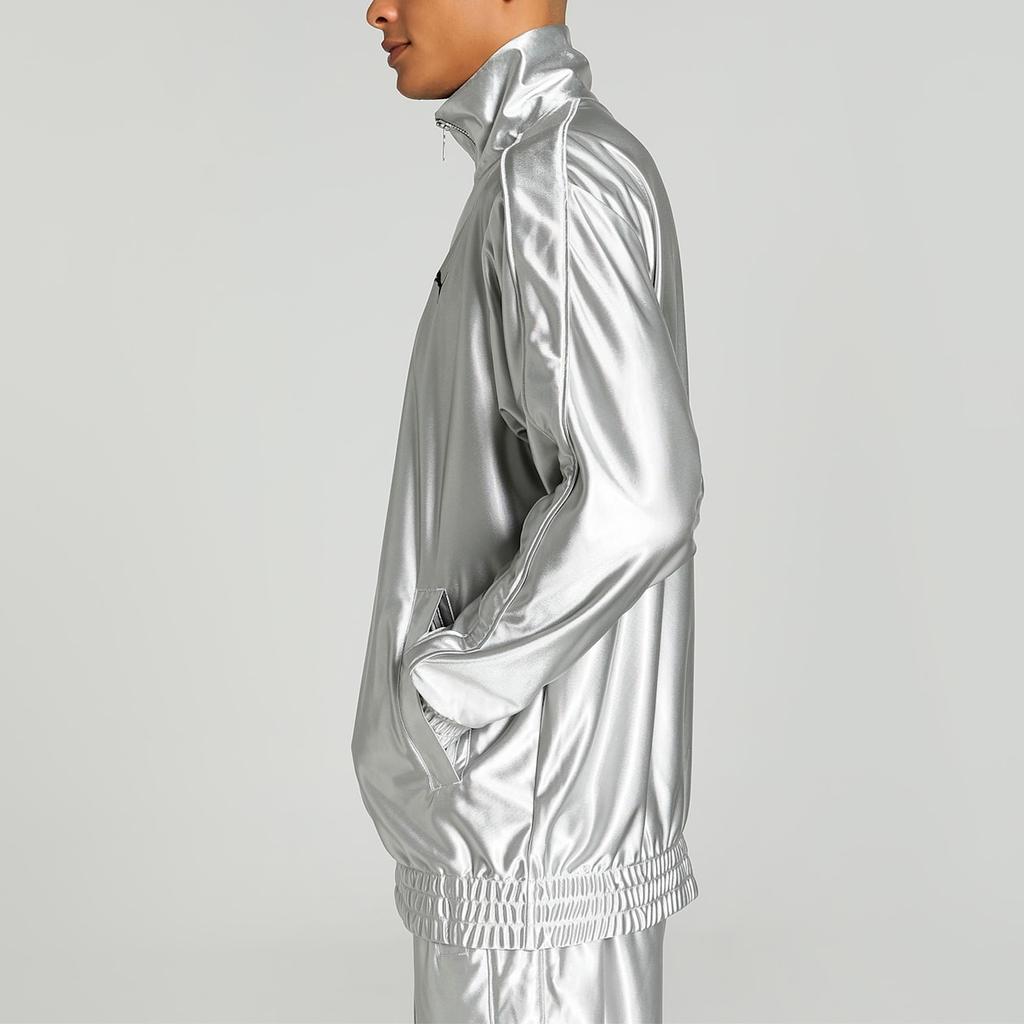 Puma Borussia Dortmund T7 Oversized Metallic Track Jacket Unisex Jacket Light-Gray 627195-01