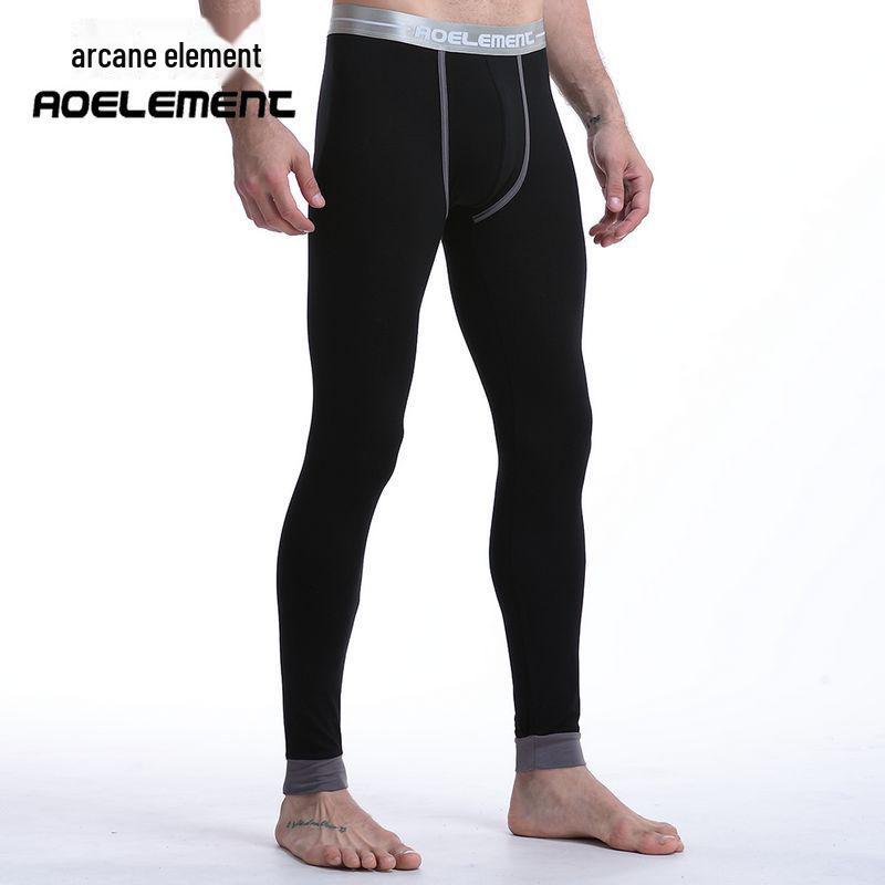 Мужские облегающие леггинсы со средней посадкой: Тонкие хлопковые брюки Nine-Point осень/зима