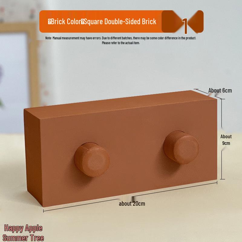 Kindergarten EVA Foam Building Blocks for Kids - Red Brick Set