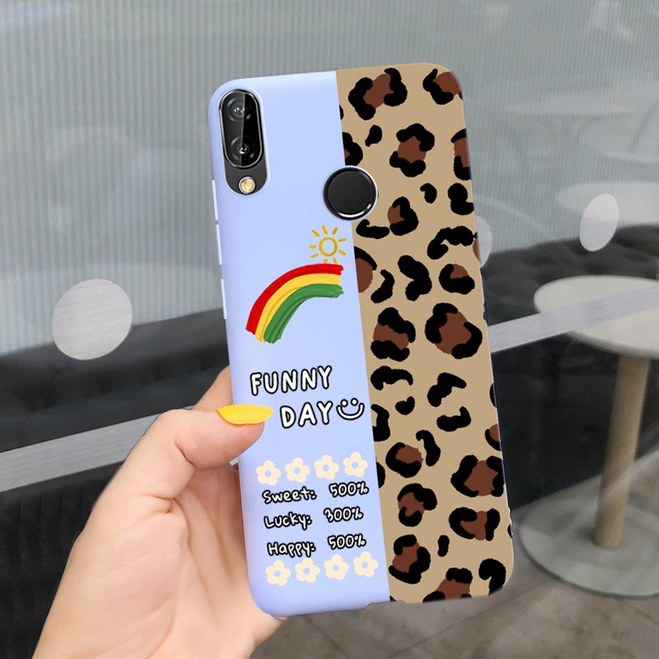 Чехол для Huawei P20 Lite Nova 3e ANE-LX1 ANE-LX2 Милый Мультяшный Конфетный Цвет Силиконовые Чехлы для Телефона Для Huawei P20lite Мягкая TPU Обложка