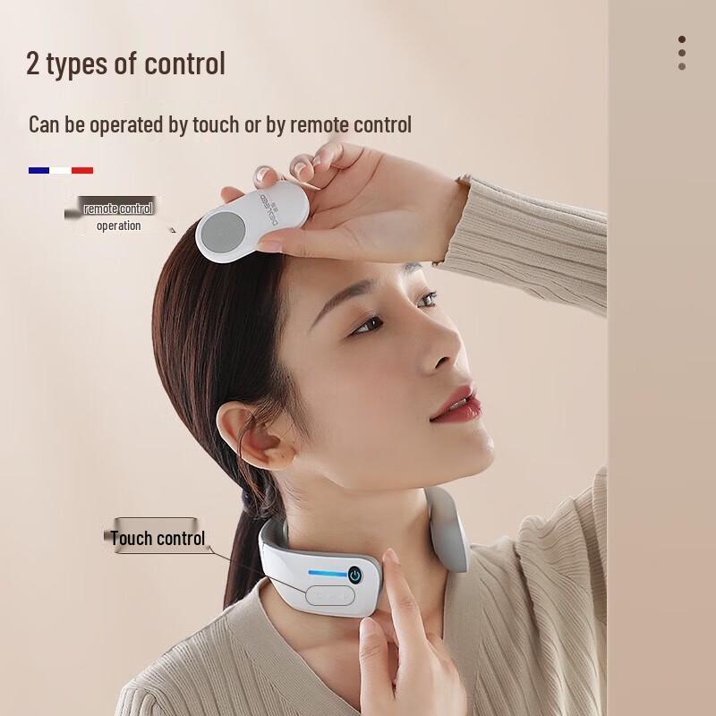 Deers Electric Pulse Cervical Neck Massager with Heat CN plug (adapter included)