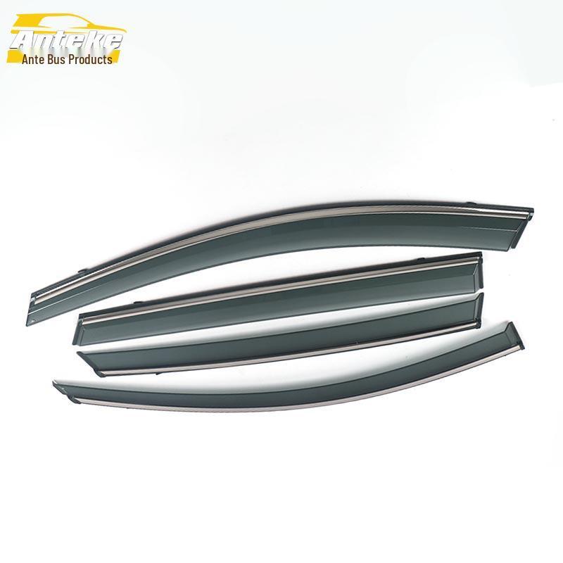 2020 Song PLUS Rain Guards: 3D Stainless Steel Deflectors Trim Accessory