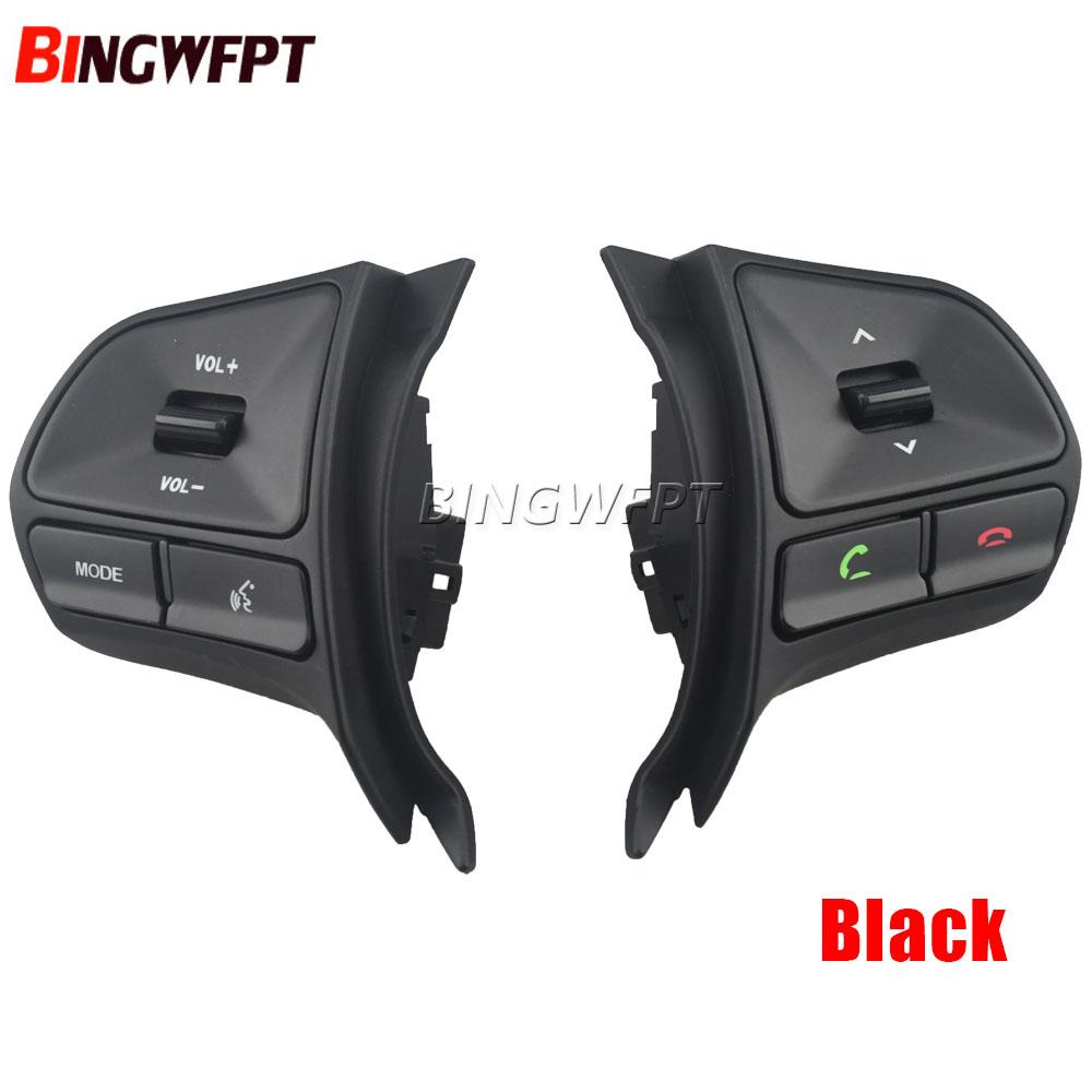 For Kia RIO 5DOORS 2012-2015 Year Steering Wheel Buttons Car Switches Controller Volume Music with Backlight