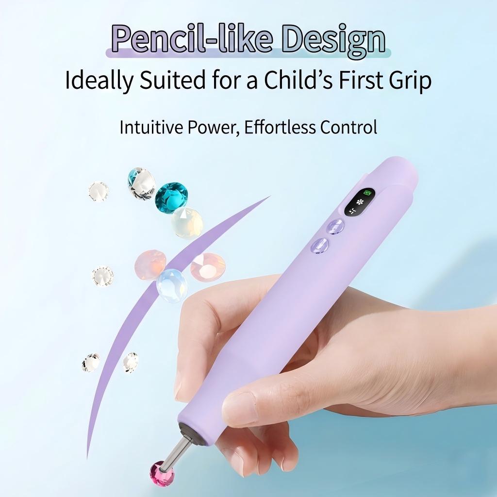 Electric Vacuum Diamond Painting Pen Rechargeable 2-Speed Suction Drill Tool for DIY Art