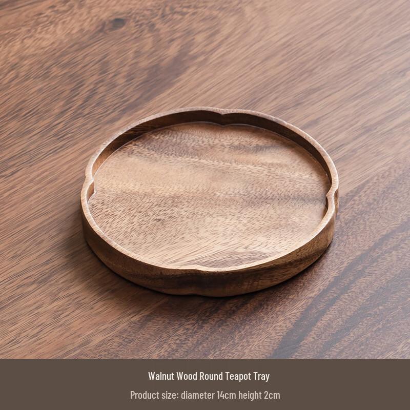Walnut Wood Decorative Serving Tray