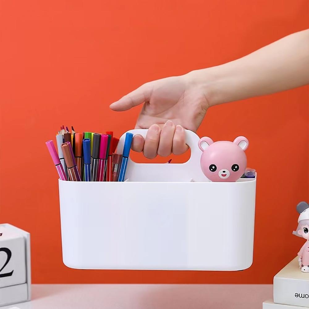 Подставка для ручек Коробка для хранения Большая вместимость Настольная канцелярия с ручкой Подставки для акварельных маркеров Органайзер для хранения художественных принадлежностей