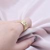 Irregular Open Stainless Steel Rings For Women Men Accessories Size 8 Simple Finger Ring Vintage Personality Jewelry Party Girl