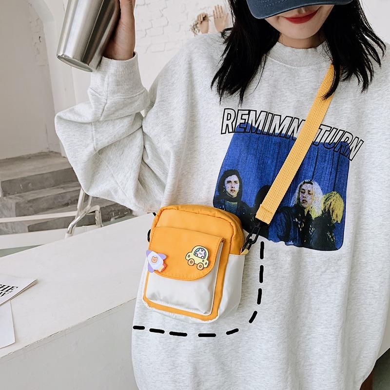 Студенческая симпатичная сумка через плечо женская корейская версия студенческая повседневная сумка через плечо