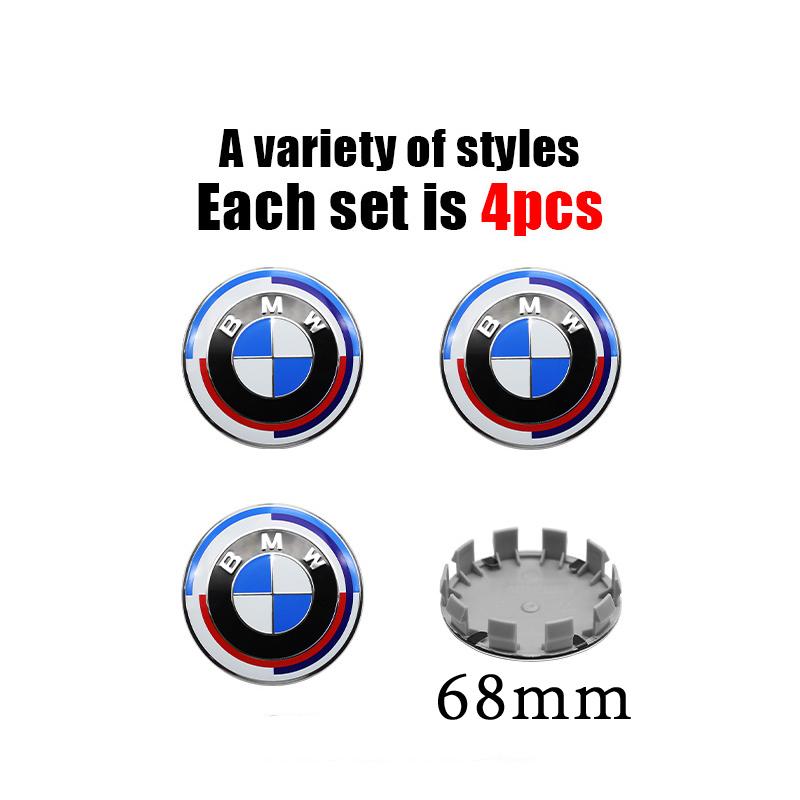 4Pcs 56MM/60MM/68MM Car Styling Wheel Center Cap Hub Cover Badge Accessories For BMW G30 G32 G01 G26 G23 G05 G06 G07 G22 F40 G02