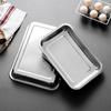 Stainless Steel Deep Square Plate
