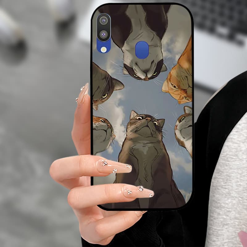 For Samsung M20 M30 M30S Case Soft Silicone Cover For Samsung Galaxy M30s M 30S M20 M30 Phone Case TPU Protecting Camera Fundas