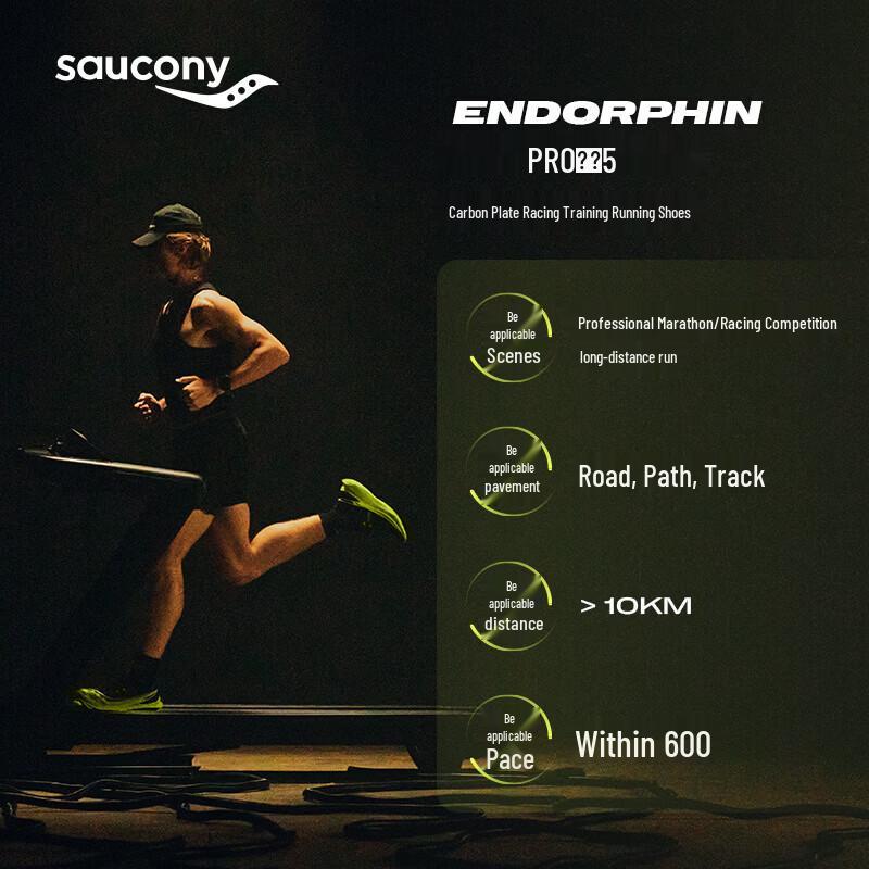 SAUCONY Беговые кроссовки Endorphin Pro 5 с карбоновой пластиной для соревнований