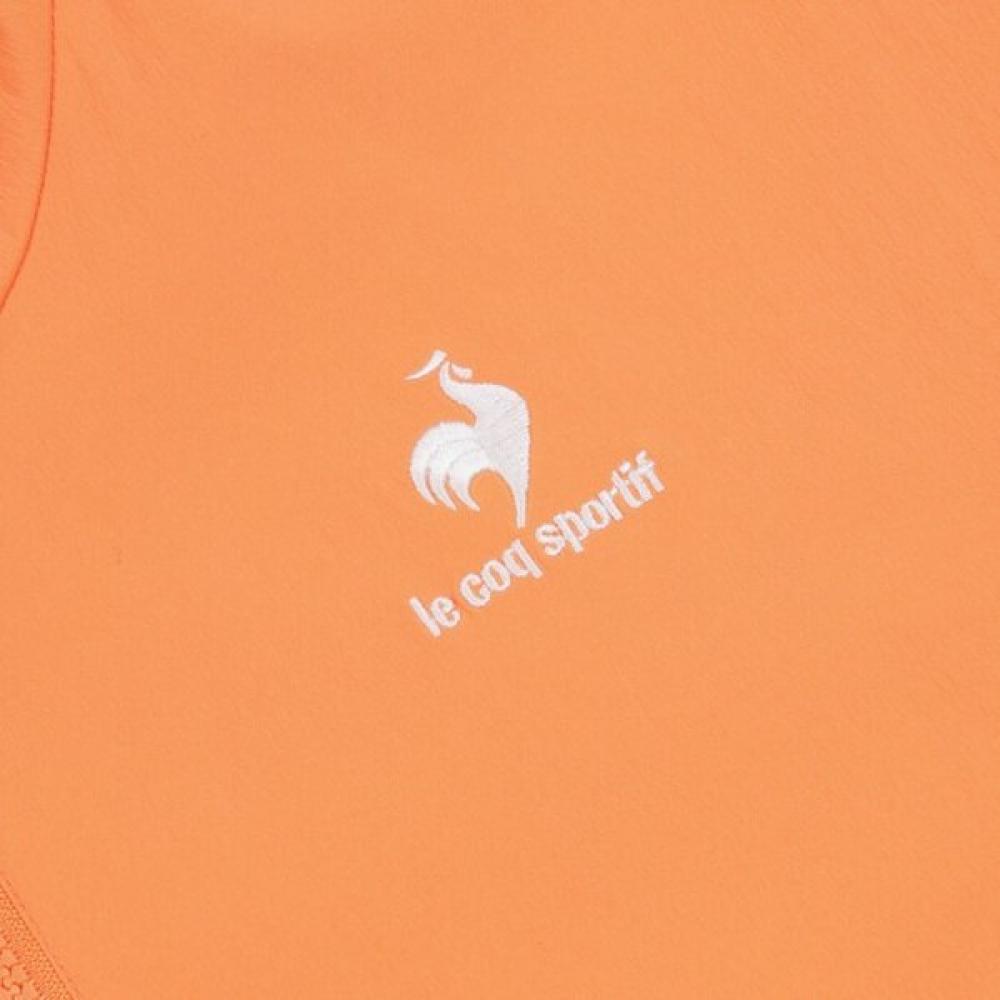 Le Coq Sportif Men Essential Short sLeeve Hooded Anorak Jacket Org Qp223cjk45