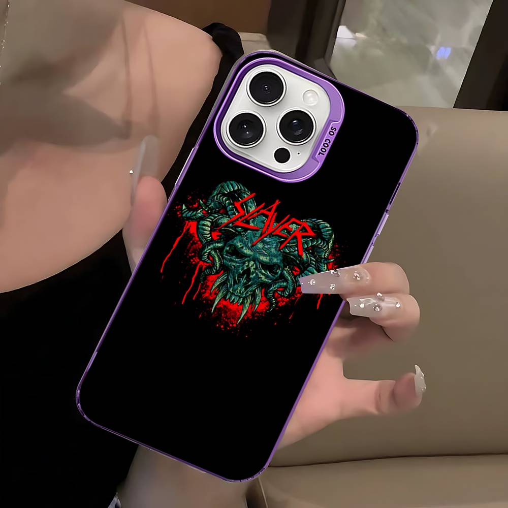 S-Slayers Band Phone Case For IPhone 17 16 15 14 13 Pro Max Plus Matte Color Back Cover
