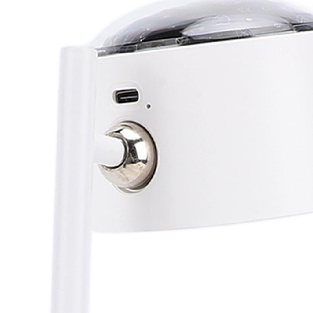 Проекционная лампа Перезаряжаемая Защищающая глаза Стильный вид Диммируемая Настольная лампа на гибкой ножке для чтения Гостиная Спальня