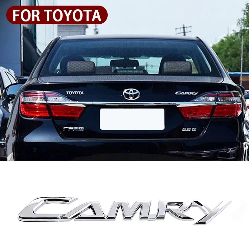 For Toyota NEW ABS Car Body Trunk Emblem CAMRY Logo Sticker CAMRY 2006-2018 Badge Auto Rear Letter Decal Exterior Accessories TZ0