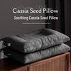 Пятизвездочный отель Подушка-поддержка шеи с семенами кассии для взрослых - Высокая жесткость, Помощь при проблемах шейного отдела позвоночника.
