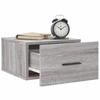 Maison Exclusive - Table de chevet murale sonoma gris 35x35x20 cm