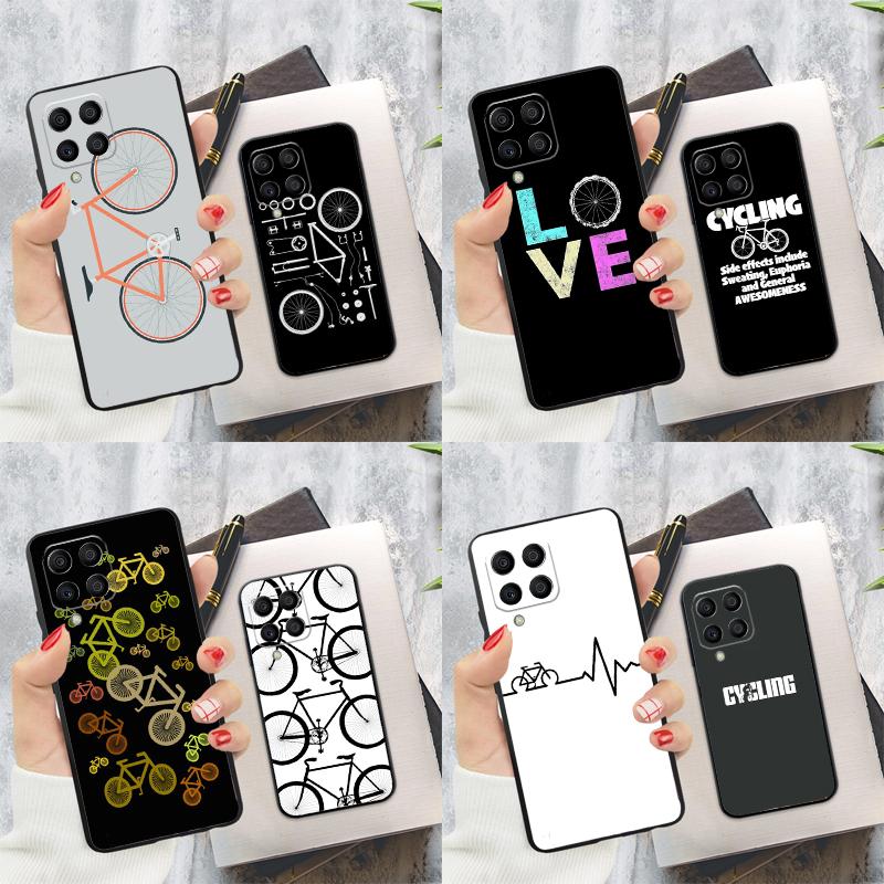 Cycling Bicycle Cycle Funny Case For Samsung Galaxy M32 M31 M12 M52 M13 M33 M53 M11 M51 M15 M55 M14 M34 M54 M20 M30s