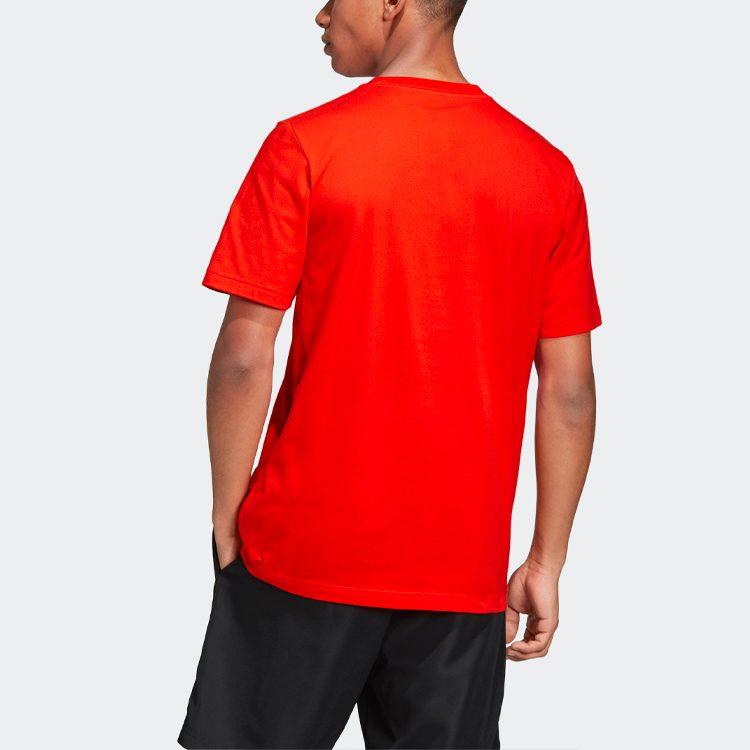 adidas D4T Футболки Мужские Красные С Круглым Вырезом Умеренный Прямой Крой DU0385