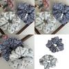 Французские Цветочные Вышитые Резинки для Волос Женские Мягкая Ткань Резинки для Волос Элегантные Аксессуары для Волос Держатель для Хвоста Украшение