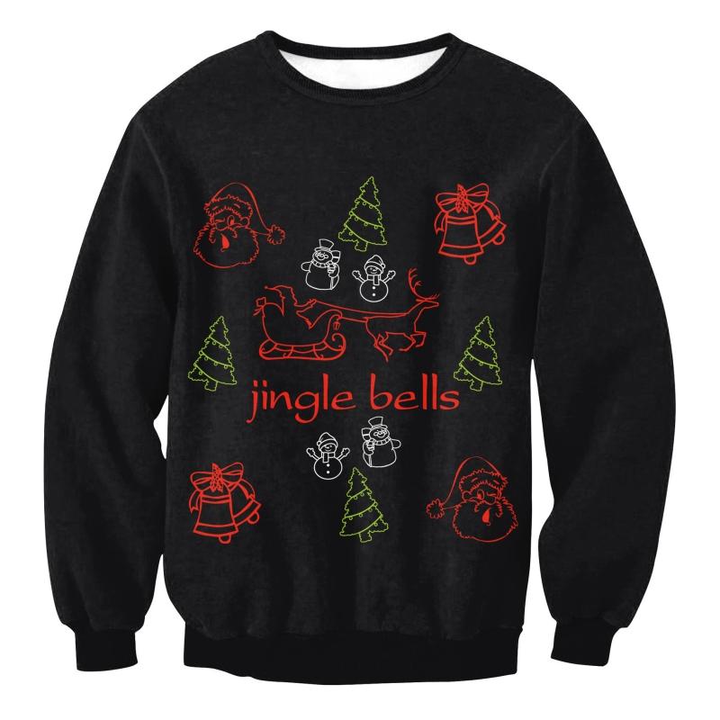 Модные забавные рождественские толстовки с принтом в виде 3D-принта для мужчин с изображением рождественского лося, новые толстовки и свитшоты с круглым вырезом, свободная мужская одежда 2024 г.